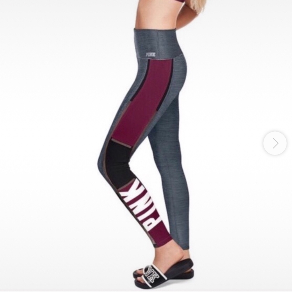 Pink Bonded Leggings
